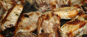 Masitas de cerdo confitadas